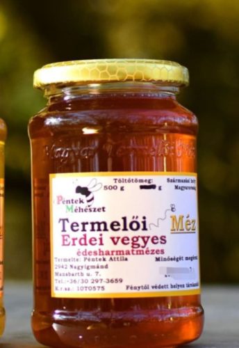 Termelői erdei vegyes méz 500 g 